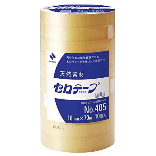 ニチバン セロテープ 大巻 18mm幅 70m巻 10巻入 405-18×70