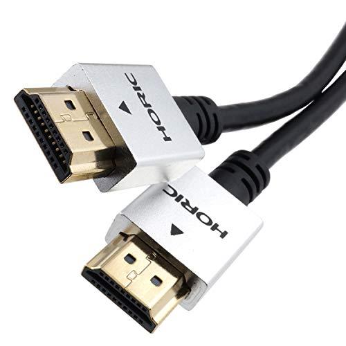 ホーリック HDMIケーブル 2ｍ 4K/60p 18Gbps HDR HDMI 2.0 スリム コ...