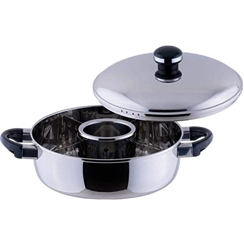 宮崎製作所 オブジェ おでん湯豆腐鍋 25cm 日本製  中子・仕切付 IH対応 軽量 OJ-8-1