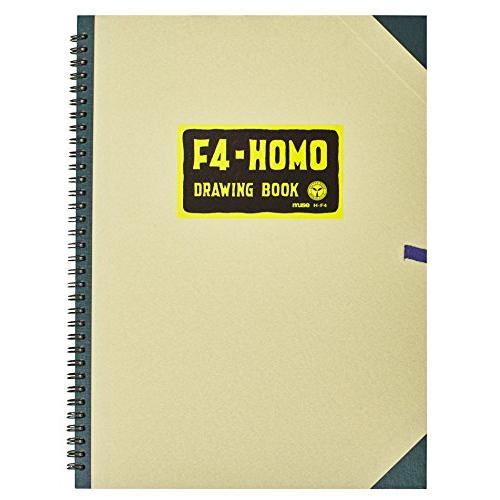 ミューズ 画用紙 ホモブック F4 163ｇ ホワイト 23枚入り AP-13 H-F4