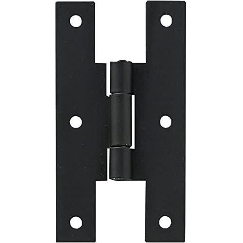 ウエスタン蝶番 黒 中 KWB-52