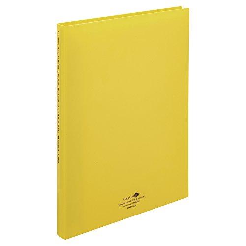 リヒトラブ ファイル クリヤーブック 交換式 A4 30穴 15ポケット 黄 N5016-5