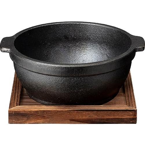 イシガキ ビビンバ鍋 15cm 約幅17.5×奥行15.5×高さ7.5cm 容量約800ml 鉄鋳物...
