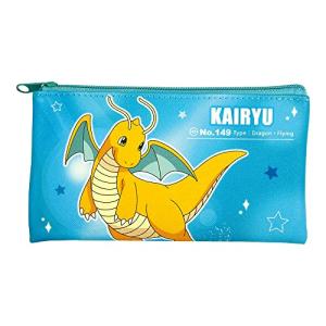 ティーズファクトリー ポケットモンスター フラットマルチポーチ スターライト カイリュー H10.5×W19cm PM-5533897KA｜hapitize