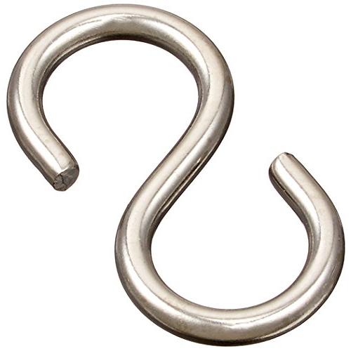 ニッサチェイン ステン Sフック 2.0×19 参考使用荷重2kg 6個入 P-235