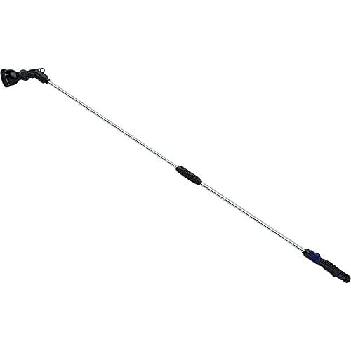 グリーンライフ 散水ノズル 高所清掃に活躍 角度調整機能付き ブラック 全長156cm 伸縮ロングノ...