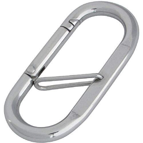 水本 ステンレス プチカラビナ(ハズレ止め付) 線径6mm長さ66mm B157