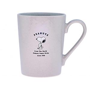 金正陶器(Kaneshotouki) ピーナッツ 「 スヌーピー 」 マグカップ コップ 8cm ストーン グレー 614121｜川西ストア