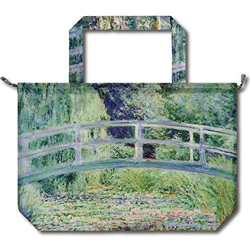 ユーパワー 名画レインバッグカバー モネ「睡蓮の池と日本の橋」 AU-01014
