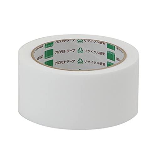 オカモト アクリル気密防水テープ 白 片面 50mm×20m AS-03