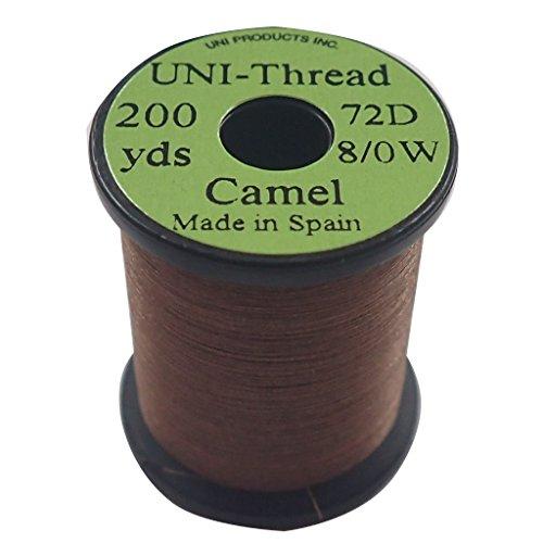 ティムコ(TIEMCO) フライタイイング UNI ユニスレッド 8/0 200ヤード キャメル