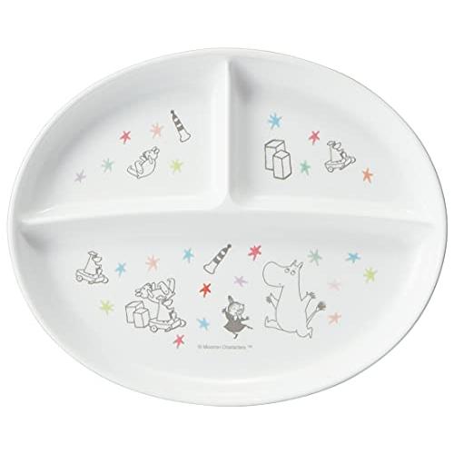 スケーター (skater) 食洗機対応 ランチ皿 プレート 銀イオン Ag+ 抗菌 ムーミン 星 ...