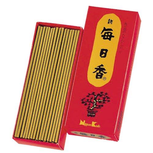 新毎日香 バラ詰 約80g 線香 日本香堂 日本製