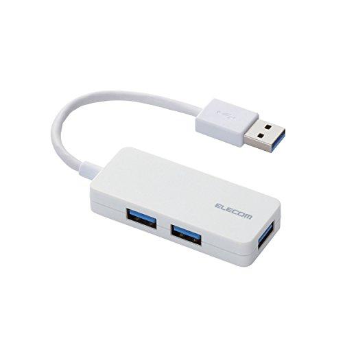 エレコム USB3.0 ハブ 3ポート バスパワー ホワイト U3H-K315BWH