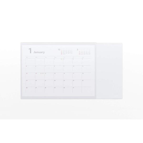 ミワックス デスクマット デスクカレンダー フリー ホワイト MX-CA-w