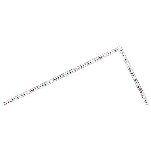 シンワ測定(Shinwa Sokutei) 曲尺 平ぴた 表裏同目 シルバー 50cm 10032