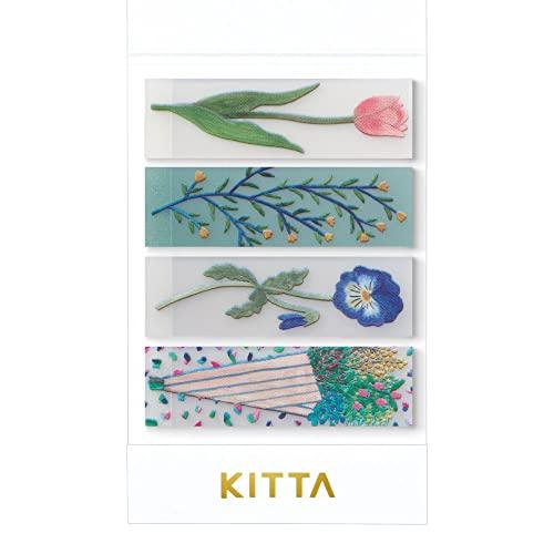 キングジム マスキングテープ KITTA Clear フラワー KITT009