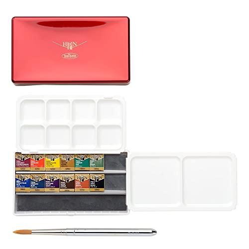 ホルベイン 固形水彩絵具 アーチストパンカラー PN691 12色セット (パームボックス) 026...