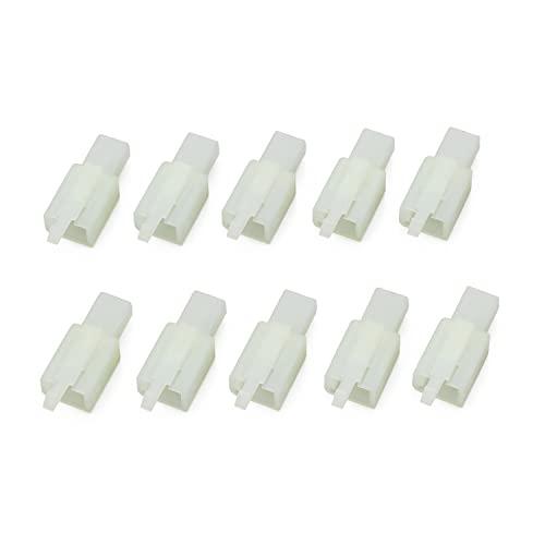 デイトナ(Daytona) バイク用 110型コネクター 2極 メス側 10個入り 70731