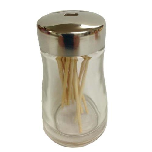 アスベル フォルマ ようじ入れ クリア 直径44×高さ77mm ガラス 4974908224362