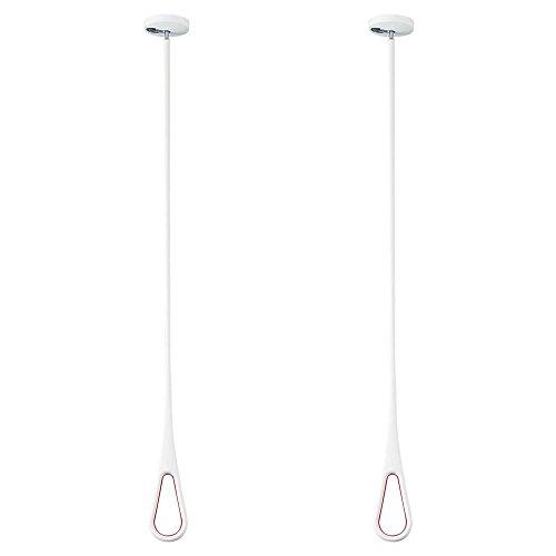 ナスタ AirHoop エアフープ 室内専用 2本セット ホワイトXレッド M KS-NRP020-...