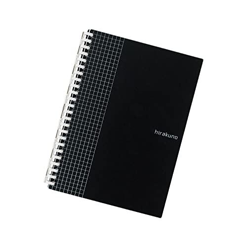 リヒトラブ 開く リングノート ツイストノート A5S hirakuno 24穴 薄色 方眼罫 リー...