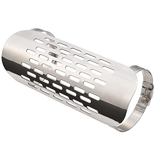 デイトナ(Daytona) バイク用 マフラーガード φ40-55対応 ステンレス製 バフ仕上げ ヒ...