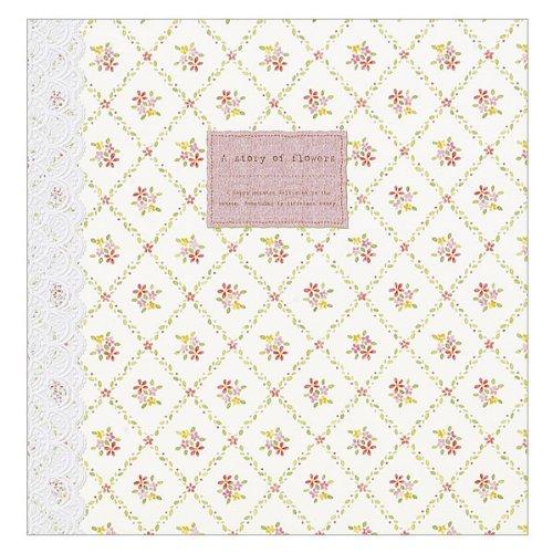 ナカバヤシ フエルアルバム Lサイズ メロディーズ オブ フラワーズ W LPF-1004-2