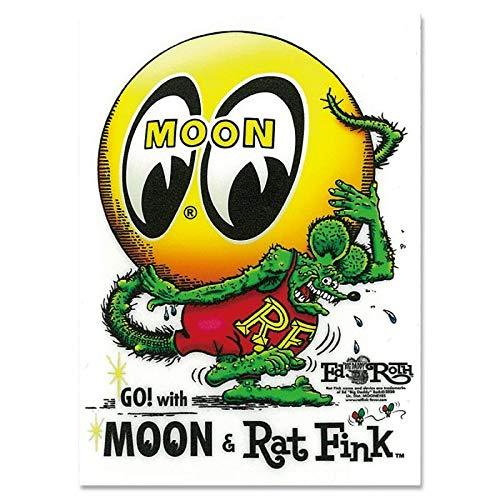 ムーンアイズ MOONEYES Rat Fink ラットフィンク コラボ Sticker ステッカー...