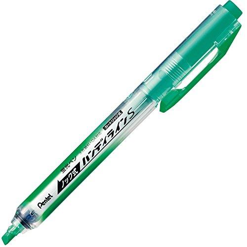 ぺんてる 蛍光ペン ハンディラインS SXNS15-K 10本パック ライトグリーン