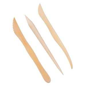 パジコ(Padico) 粘土用工具 木製ベラ3本組み 16cm 202725｜hapitize