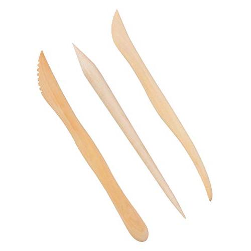 パジコ(Padico) 粘土用工具 木製ベラ3本組み 16cm 202725