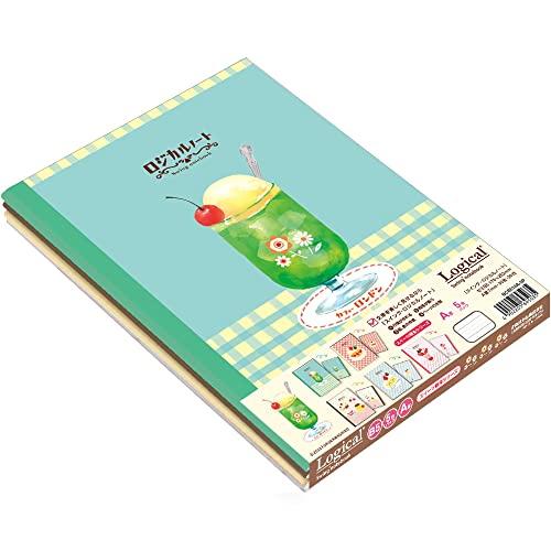 ナカバヤシ 古川紙工 スイングロジカルノート セミB5/A罫/30枚 スイーツ喫茶 5冊パック NC...