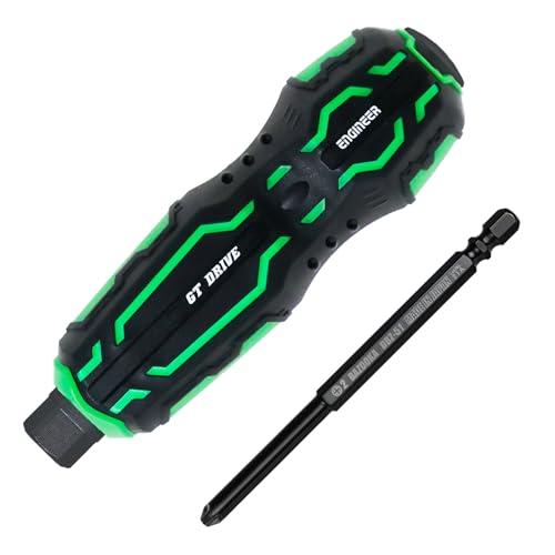 ENGINEER エンジニア ネジザウルスGTドライヴ01 ボルスター付きボールグリップ貫通ドライバ...