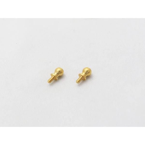 真鍮製φ5ピロボール (2個) L=4mm×N=2mm WORLD PRO