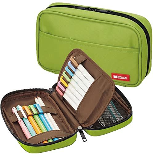 リヒトラブ ペンケース ブックタイプ 黄緑 A7551-6