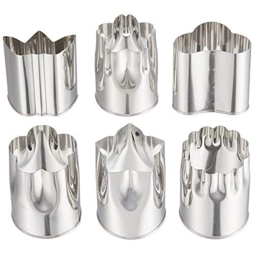 霜鳥製作所(Shimotori Corporation) 野菜 抜き型 大 6個セット 18-8ステ...