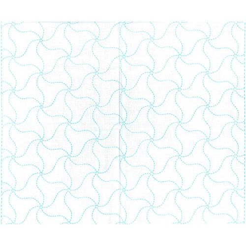 ナスカ 刺し子布 白 12千鳥