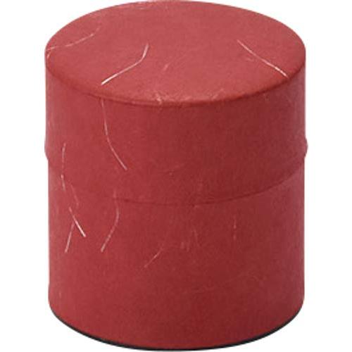 ブリキ 茶筒(ぽっかん)S 100g入 レッド(81328)