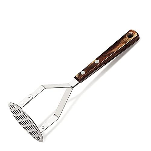 トラモンティーナ 木柄ポテトマッシャー ポリウッド 29cm ダーク 食洗機対応 軽量 耐久性 天然...