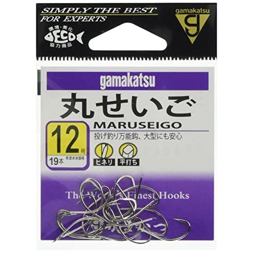 がまかつ(Gamakatsu) 丸セイゴ 白 12号
