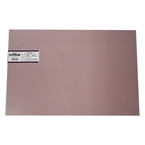 光 塩ビ板 スモーク0.5×300×450mm EB435-11