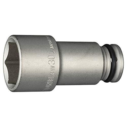 トネ(TONE) インパクト用ロングソケット HP4NV-30L 差込角12.7mm(1/2) 二面...