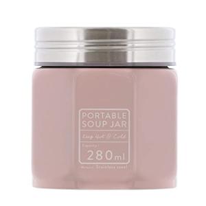 ベストコ ランチジャー 保温 280ml ウォームピンク ND-8235 オクトゴーンヌ｜川西ストア
