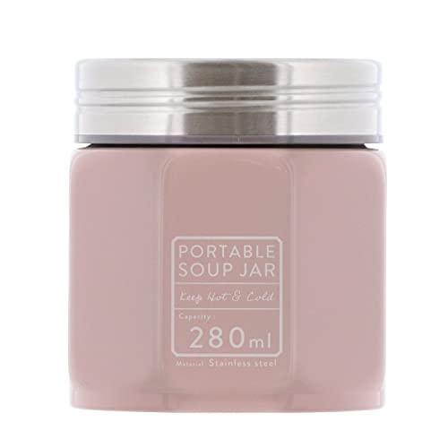 ベストコ ランチジャー 保温 280ml ウォームピンク ND-8235 オクトゴーンヌ