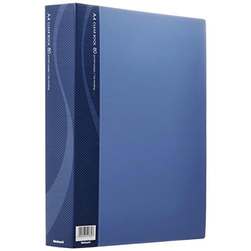 クリアブック/ベーシックカラー A4・S型・80P ブルー CB1035BN オフィス用品