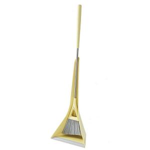 ティディ(Tidy) Sweep スウィープコンパクト ホーキ＆ちりとりセット レモン 玄関・ベランダ用 CL-665-540-6 日本製｜hapitize