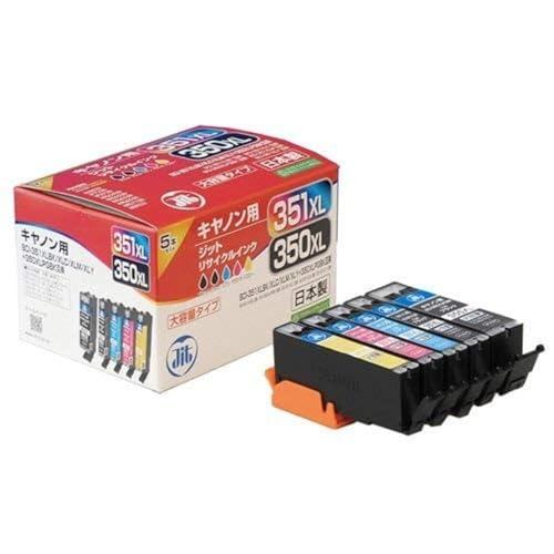 サンワサプライ リサイクルインクカートリッジ BCI-351XL+350XL/5MP対応 JIT-C...