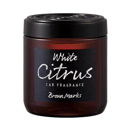 CARALL(カーオール) 晴香堂 車用 芳香剤 ブラウンマークス ゲル ホワイトシトラス 160m...