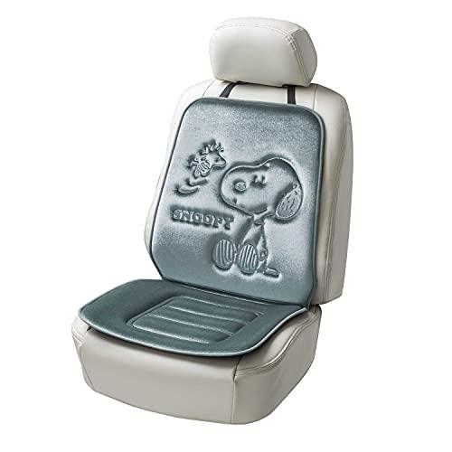 ボンフォーム(BONFORM) シートクッション スヌーピープレス 軽/普通車 背もたれ付ダブル ス...